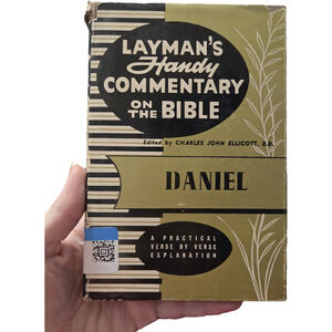 Layman's Handy Commentary: Daniel Ed. Charles Ellicott 1959 Zondervan Hardcover